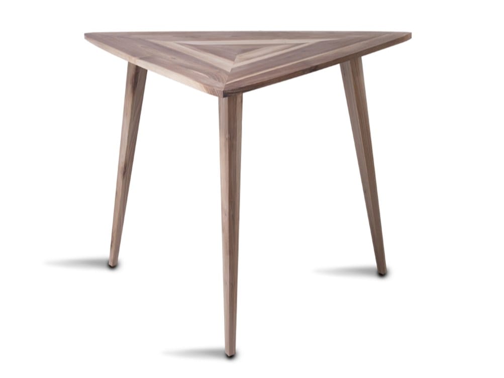 Треугольный обеденный стол из массива дерева HOOKL und STOOL Stealth ARCH-00028820