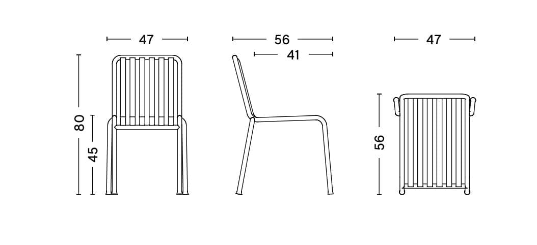 Стальной садовый стул In Stock Hay ARCH-00102235 - Вид №5