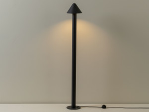 Поворотный стальной торшер