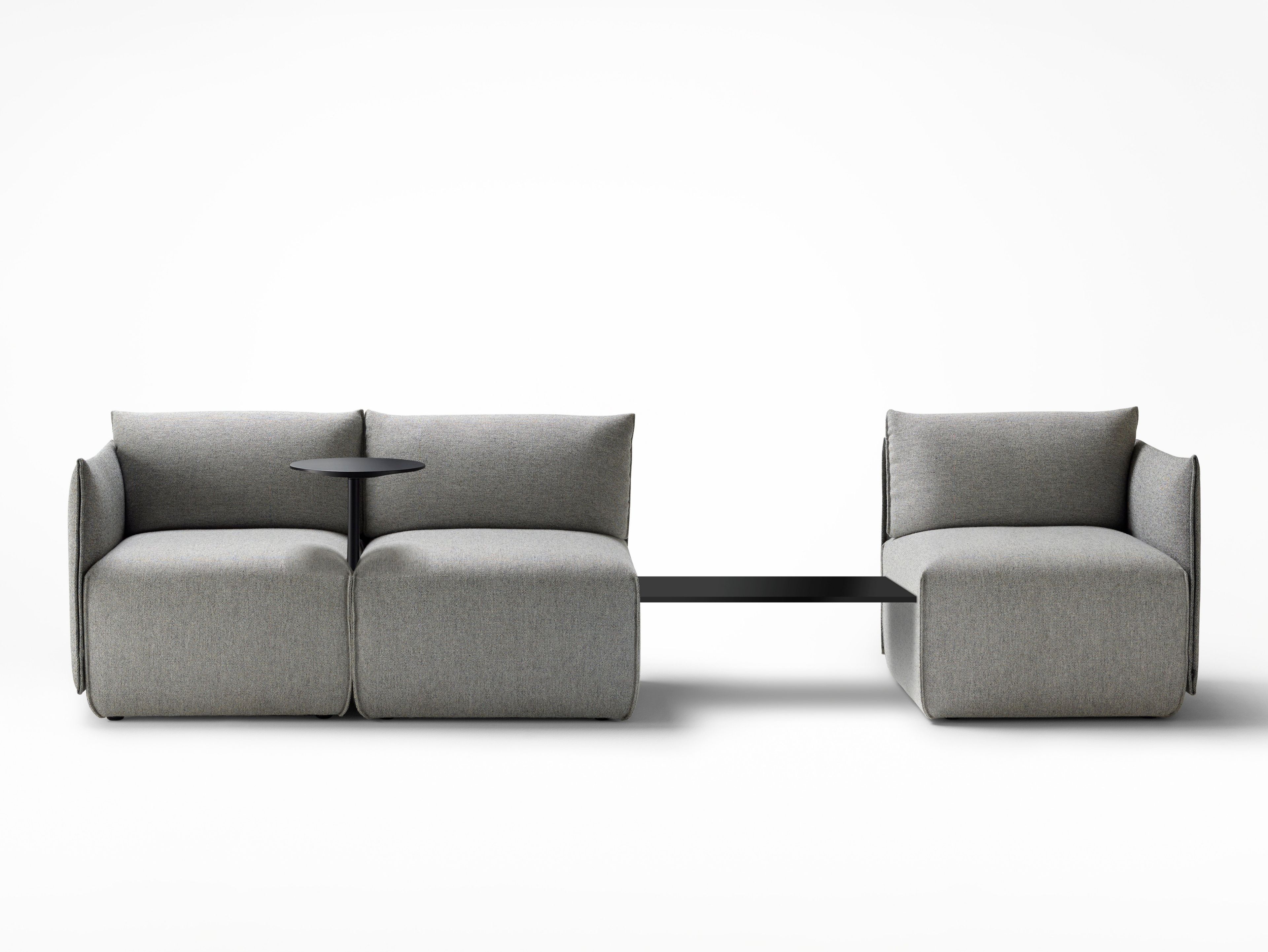 Секционный тканевый диван со встроенным журнальным столиком Ross Gardam ARCH-00134796