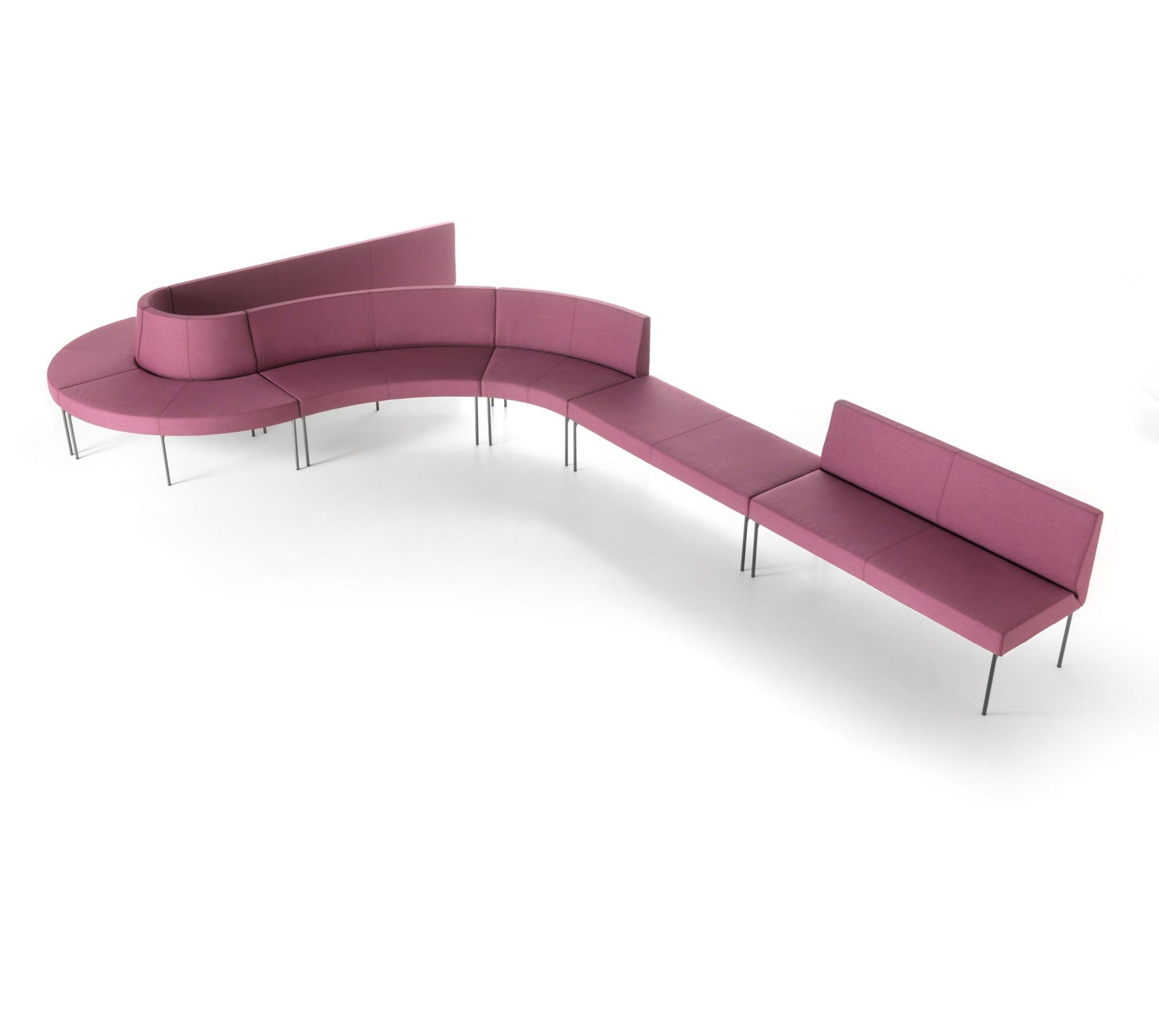 Мягкая скамейка из ткани SITIA Laguna ARCH-00129293 - Вид №14