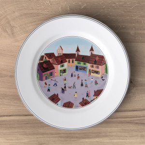 Салатная тарелка № 4 - Старая деревенская площадь Villeroy & Boch Design Naif