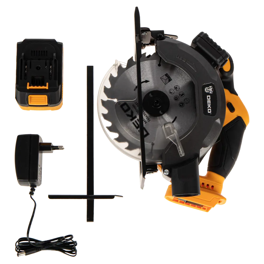 Аккумуляторная циркулярная пила DEKO DKCS20V с АКБ 4.0Ач 89372994 STLM-0843226 - Вид №3