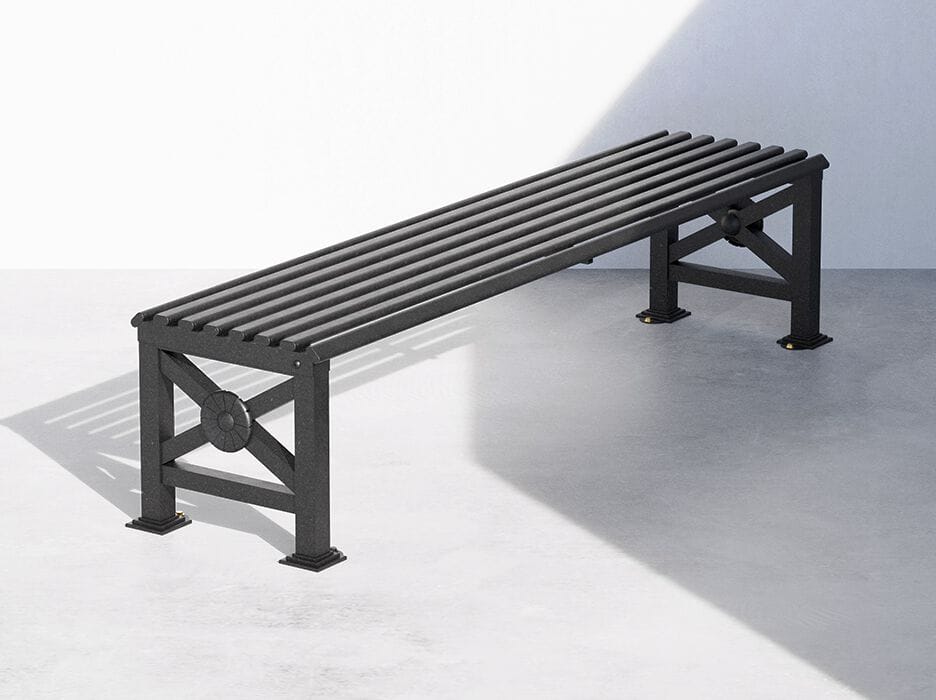 Металлическая скамья без спинки DIMCAR ARCH-00137522 - Вид №1