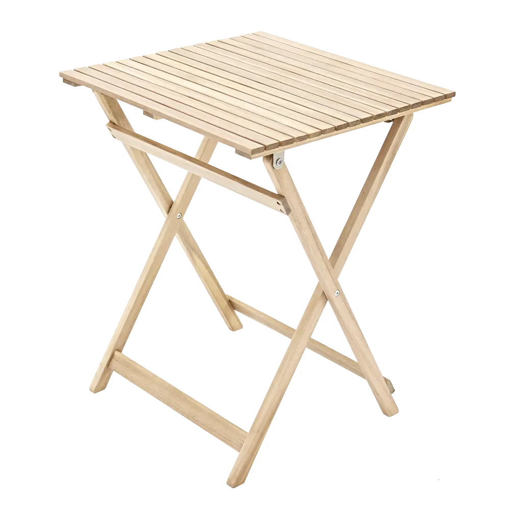 Набор садовой мебели Naterial Origami складной акация: стол и 2 стула STLM-2011954 - Вид №1