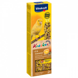 Т00009807 Лакомство для птиц Крекеры для канареек с яйцом (2шт.уп) VITAKRAFT