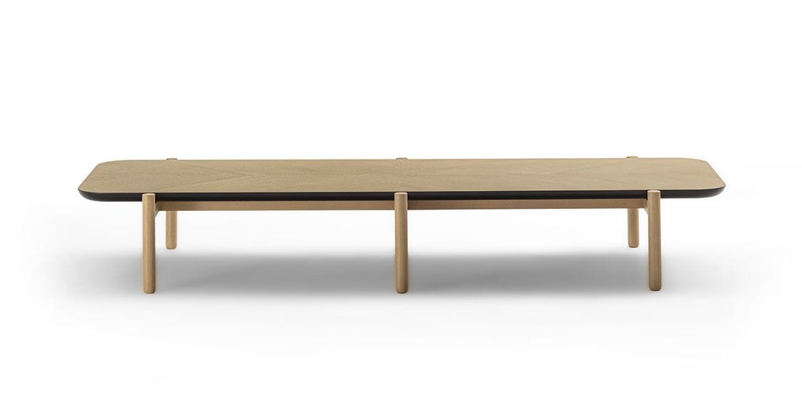 Низкий деревянный журнальный столик Frigerio Stepan ARCH-00043772 - Вид №1