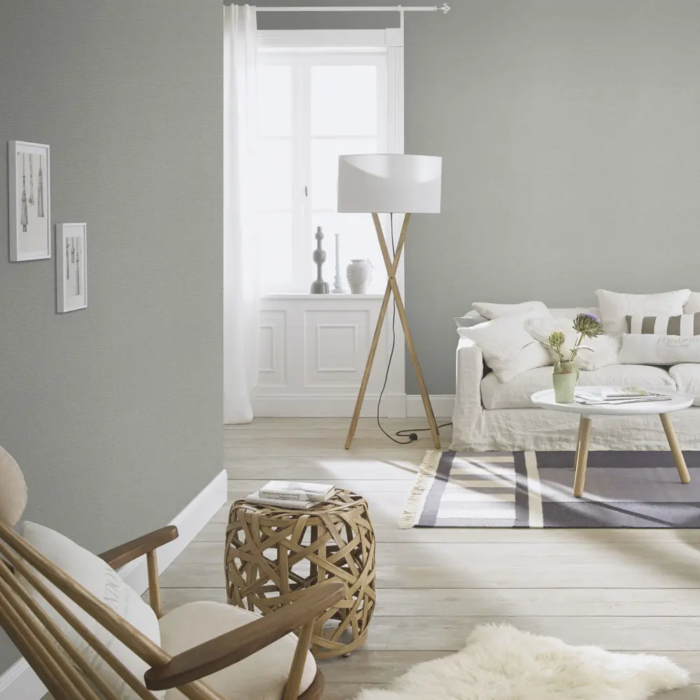 Обои флизелиновые Inspire Elise серые 1.06 м Smoke 5 STLM-2169629 - Вид №4