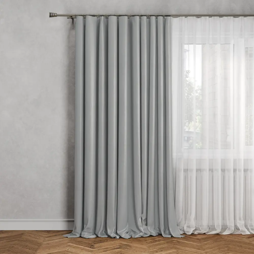 INSPIRE Штора Dubbo Granit с волнообразным дизайном 200x280 см 84756511 STLM-0054628