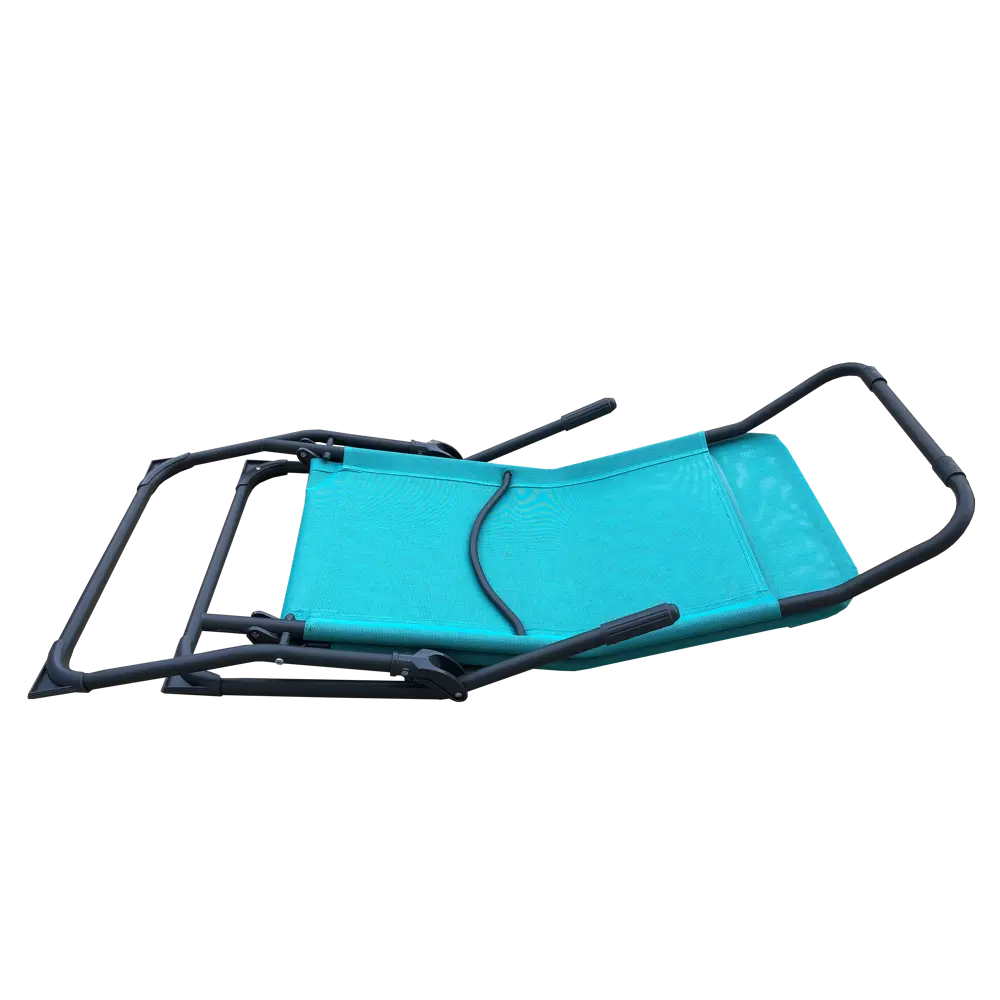 Шезлонг складной Naterial Fiesta 142x60x99 см сталь/ текстилен мятный Santreyd STLM-2143659 - Вид №4