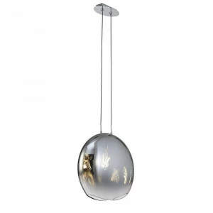 Подвесной светильник серебристый Mantra Lens 6185 MANTRA ДИЗАЙНЕРСКИЕ, LENS 00-3889855 Серебро