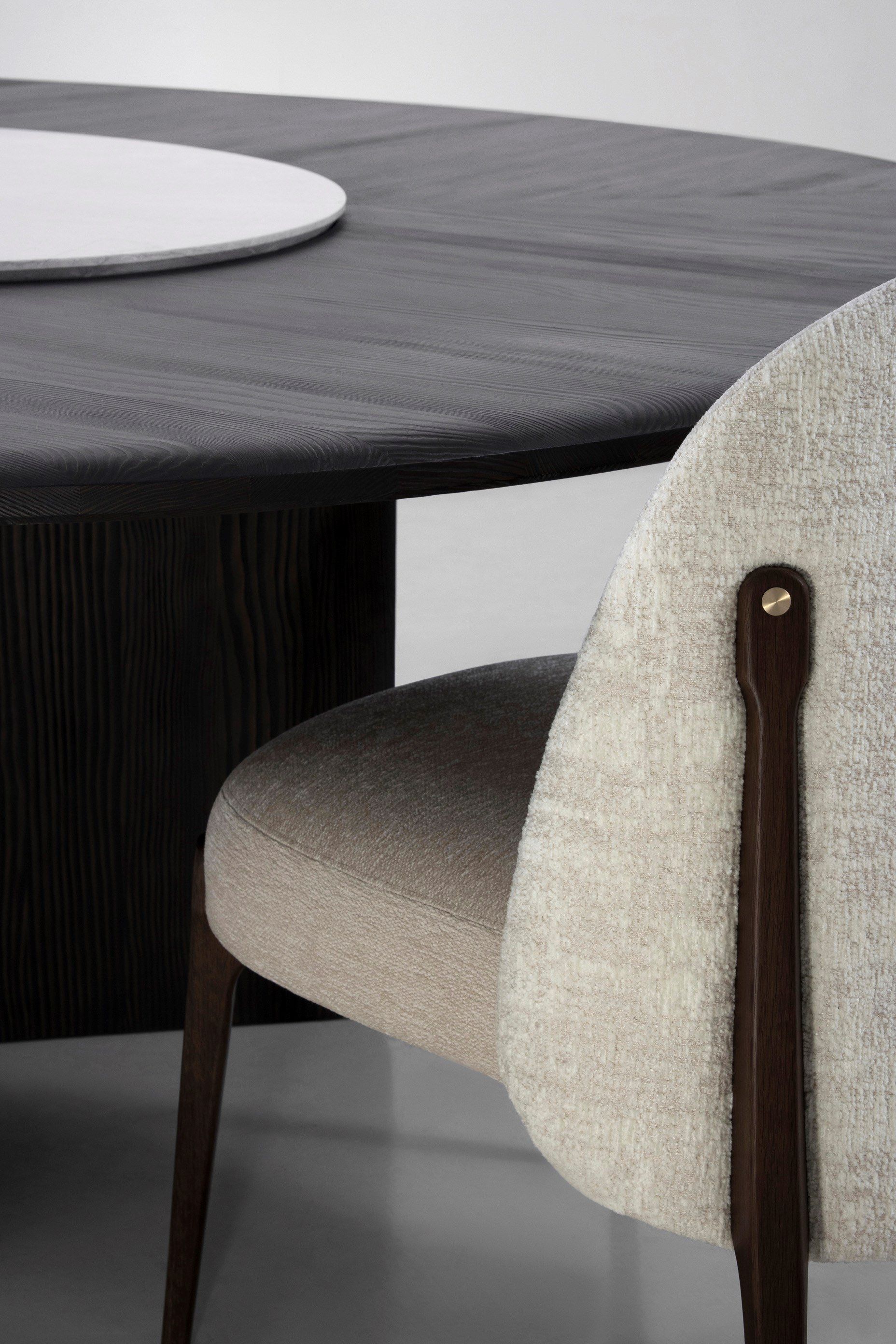 Круглый стол из ели с Lazy Susan District Eight Faifo ARCH-00020407 - Вид №3