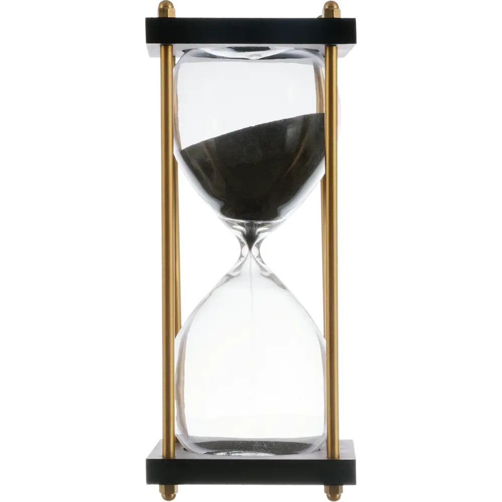 Часы песочные Atmosphera на 30 минут цвет черный Chic STLM-2142204