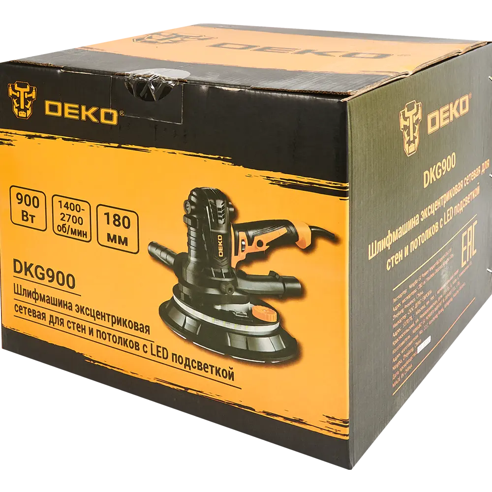 Машина шлифовальная для стен и потолков сетевая Deko DKG900, 900 Вт, 180 мм STLM-2128902 - Вид №9