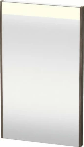 BR700005151 Зеркало с подсветкой Brioso #BR7000 420 x 45 мм Сосна коричневая, декор