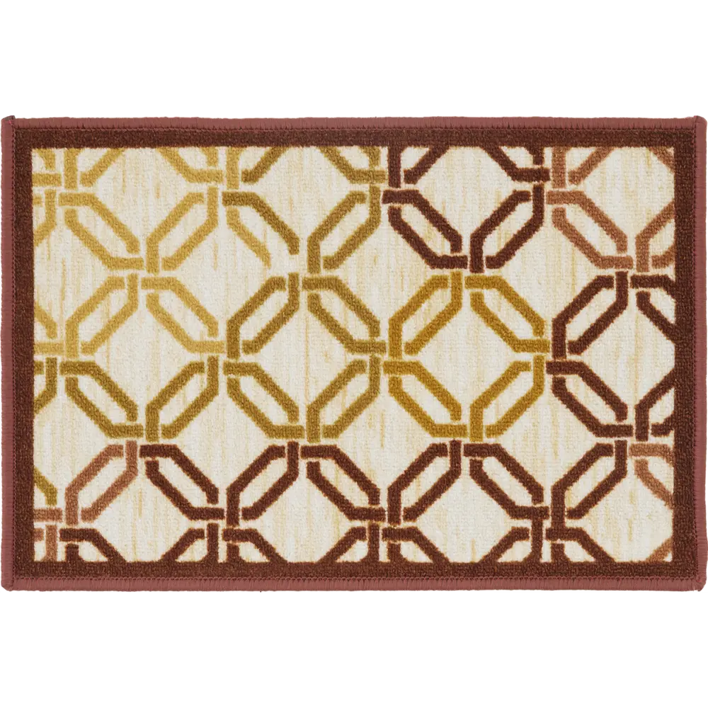 Коврик «Стелла» 40x60 см, полипропилен/резина, цвет бежевый CTIM STLM-2096532