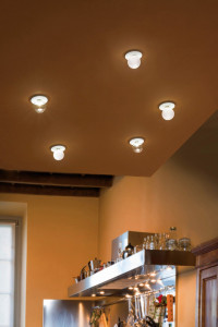 Светодиодный потолочный светильник из боросиликатного стекла