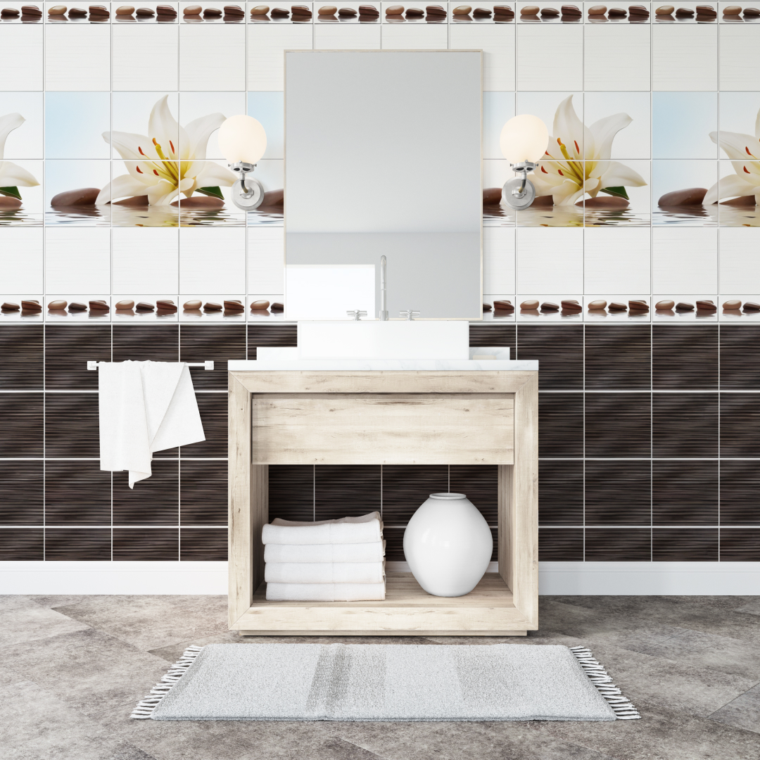 Панель пласт. "Новита" Джакарта лилия (Узор) 2,7*0,25 АКВАТОН Novita STSR-413 - Вид №2