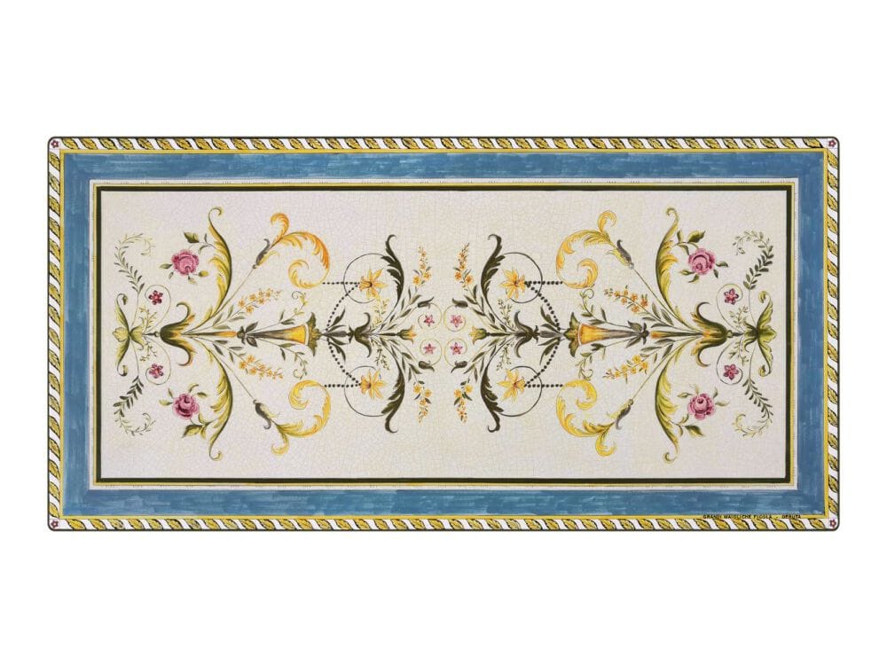 Прямоугольный стол из лавового камня Grandi Maioliche Ficola классическая ARCH-00028752 - Вид №1