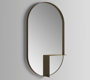 Ex.T Nouveau Shelf Mirror Настенное зеркало с полкой EXNOUSPOVAL/BR