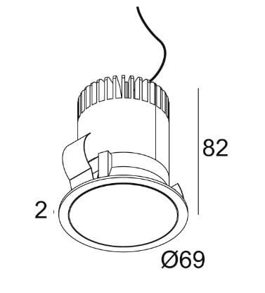 Круглый светодиодный светильник Deltalight Partou ARCH-00121848 - Вид №6