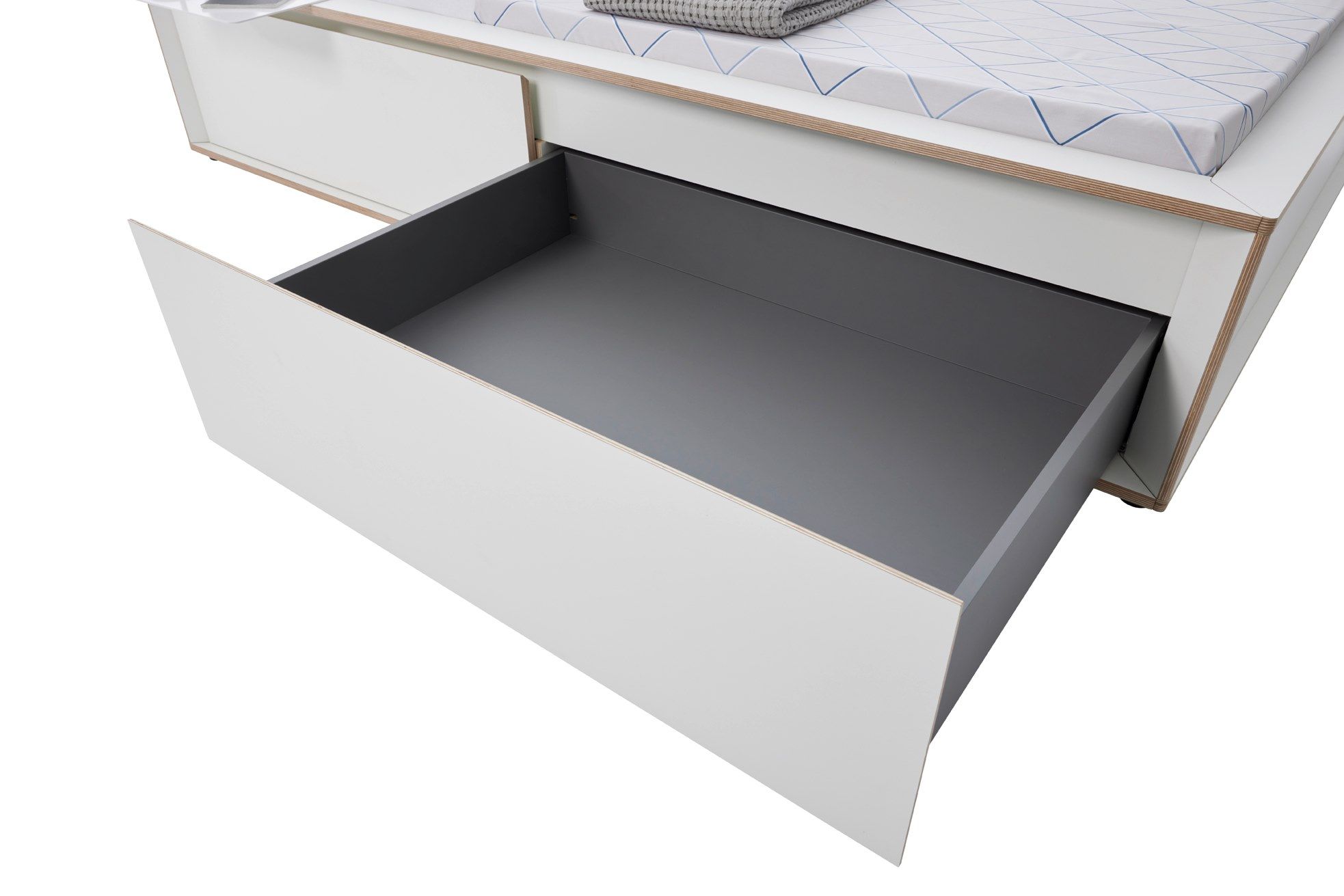 Двуспальная кровать-контейнер из многослойного материала Müller Small Living SPAZE ARCH-00061252 - Вид №28