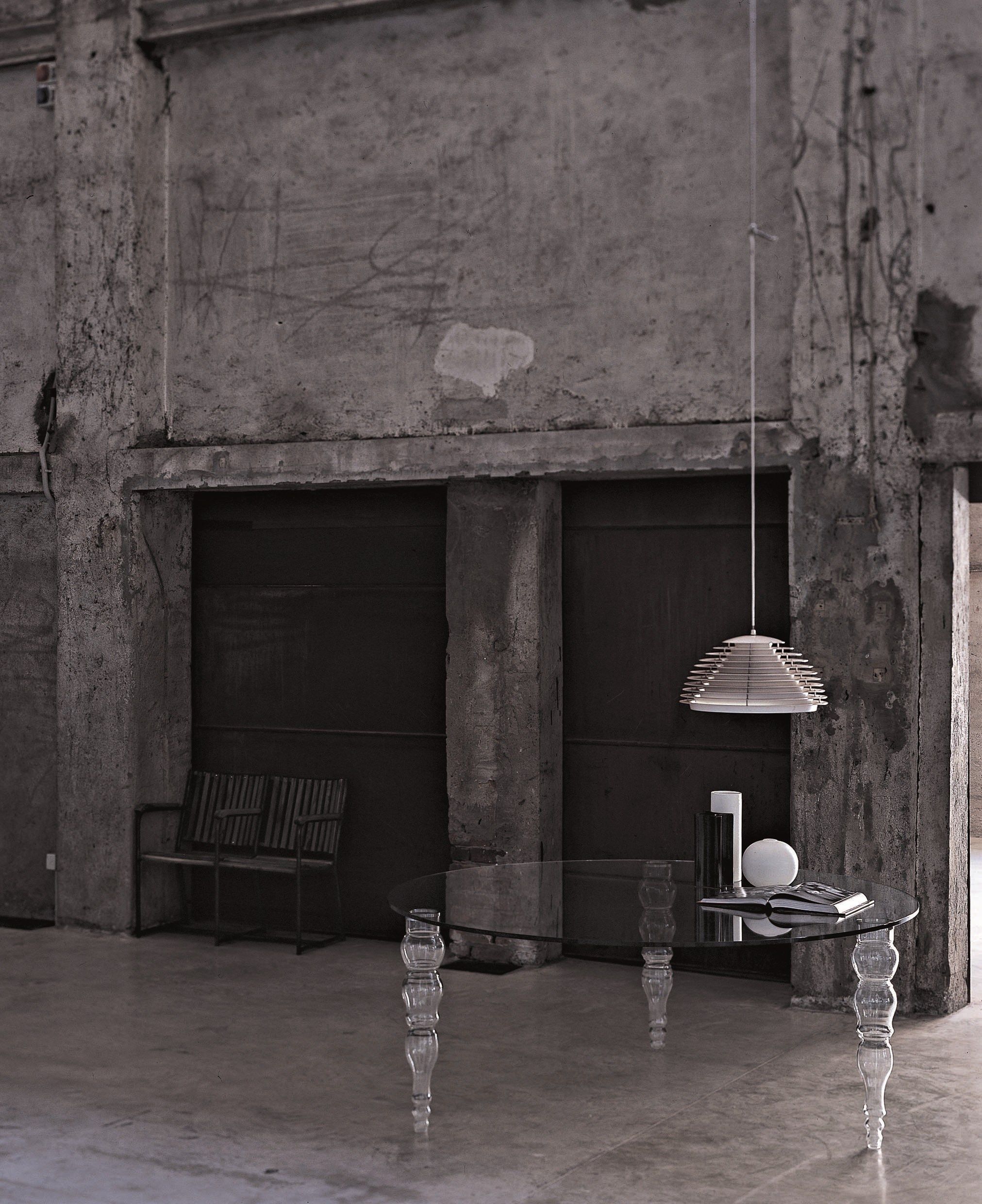 Прямоугольный Хрустальный стол Glas Italia постмодерн ARCH-00068841 - Вид №2