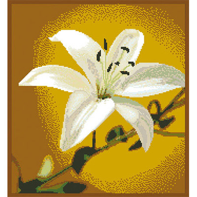 165х180кл Схема для вышивания цв. А3 ДК-250 "Цветок" Santreyd 