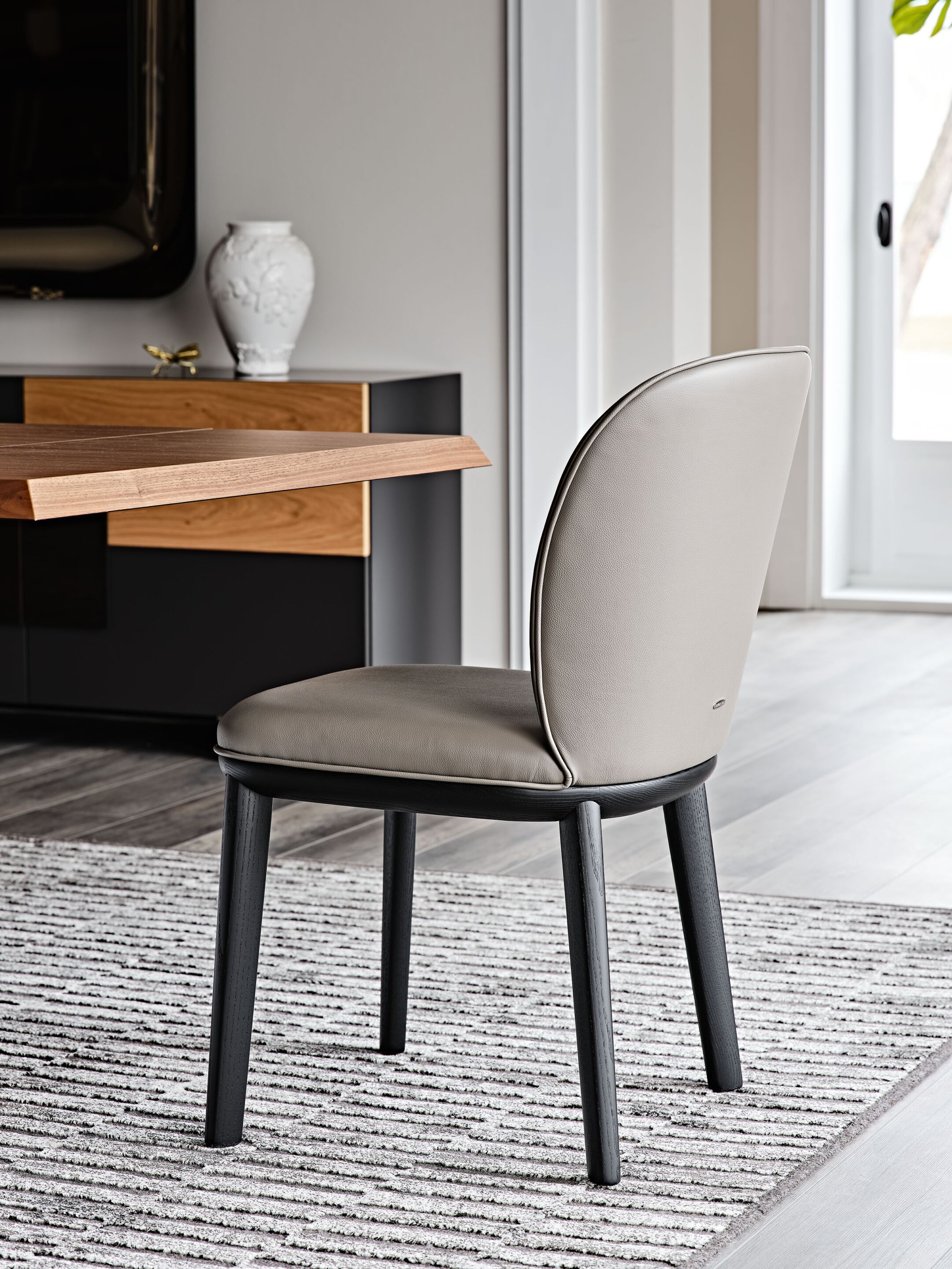 Кожаный мягкий стул Cattelan italia CHRIS ARCH-00072377 - Вид №3