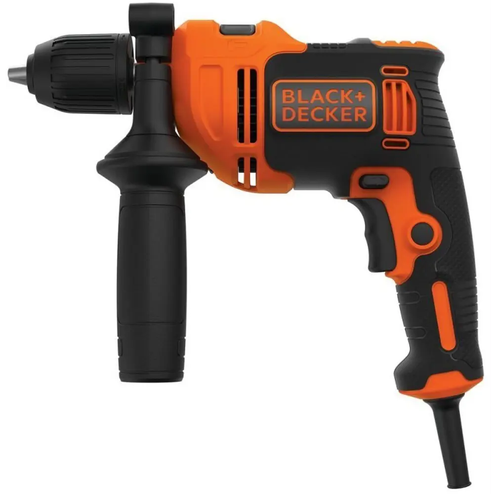 Ударная дрель Black&Decker BEH550-QS, 550Вт BLACK + DECKER STLM-2058189 - Вид №1