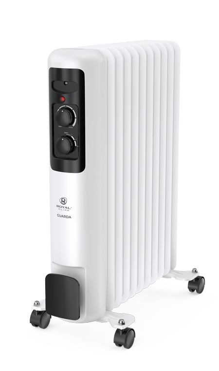 9297228 Масляный обогреватель Royal Clima GUARDA ROR-GU11-2500M белый STDN-0083429 - Вид №2