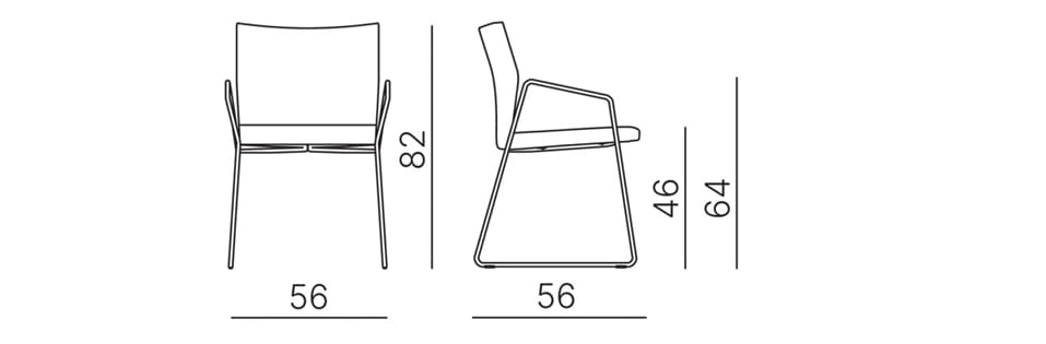 Стул с мягкой тканью Kastel Kalla 25 ARCH-00118552 - Вид №5