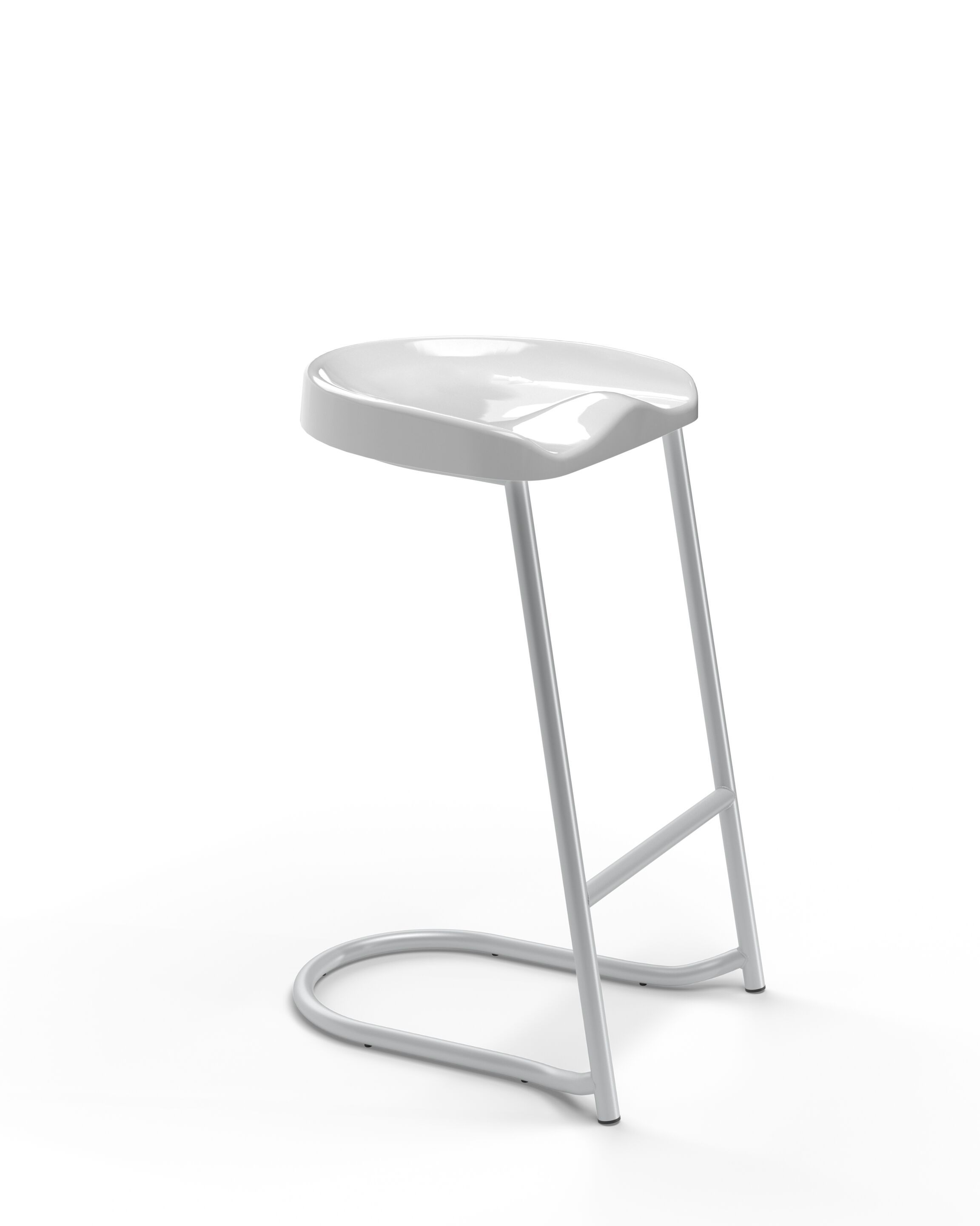 Стальной штабелируемый низкий стул Established&Sons Heidi ARCH-00111971 - Вид №11