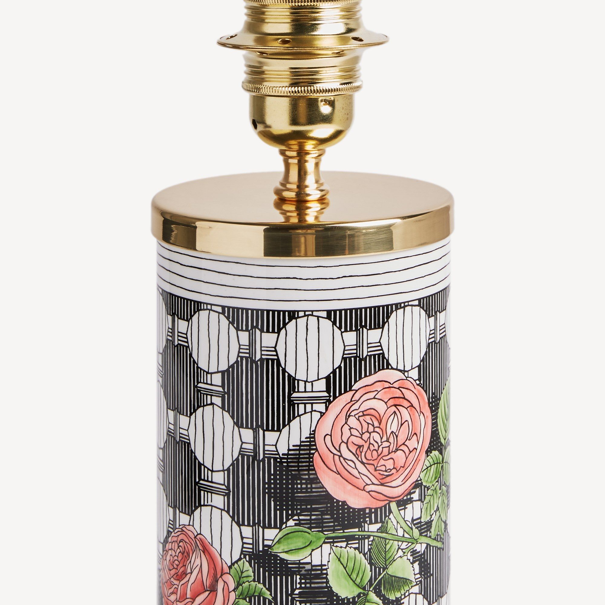 Металлическая настольная лампа Fornasetti Musciarabia con rose ARCH-00118601 - Вид №2