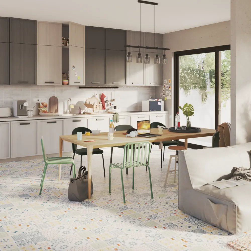 Artens Elin - SPC плитка с геометрическим рисунком для пола 84830094 STLM-1584839 - Вид №7