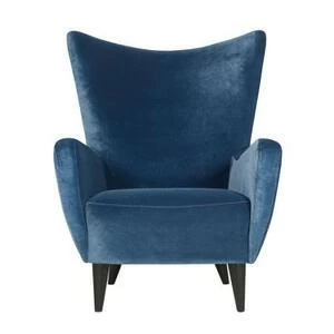 Кресло ELSA синее бархат