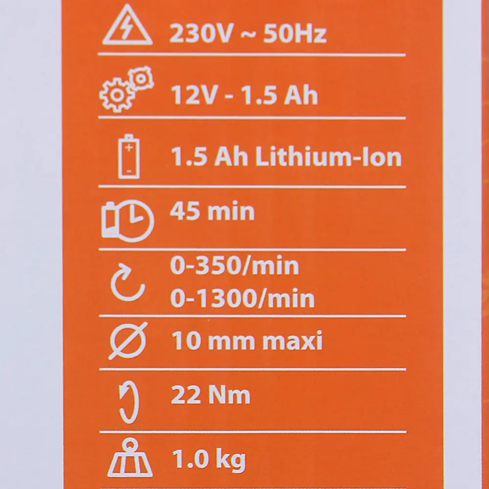 Дрель-шуруповерт аккумуляторная Dexter Power 5227.2A 24 ACC, 12 В Li-ion 1.5 Ач STLM-2146051 - Вид №7