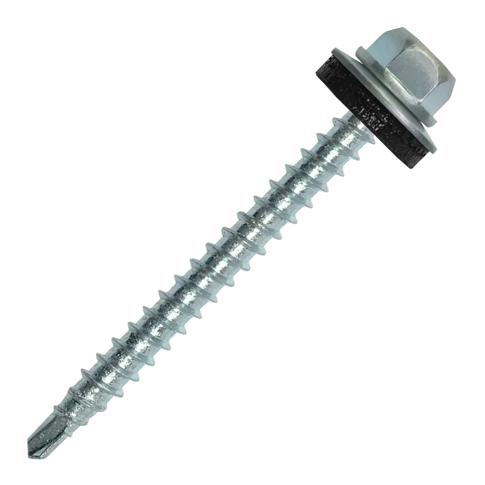 Саморезы кровельные DILWIS оцинкованные с буром 4.8×51 мм (60 шт) 89372504 STLM-1406238