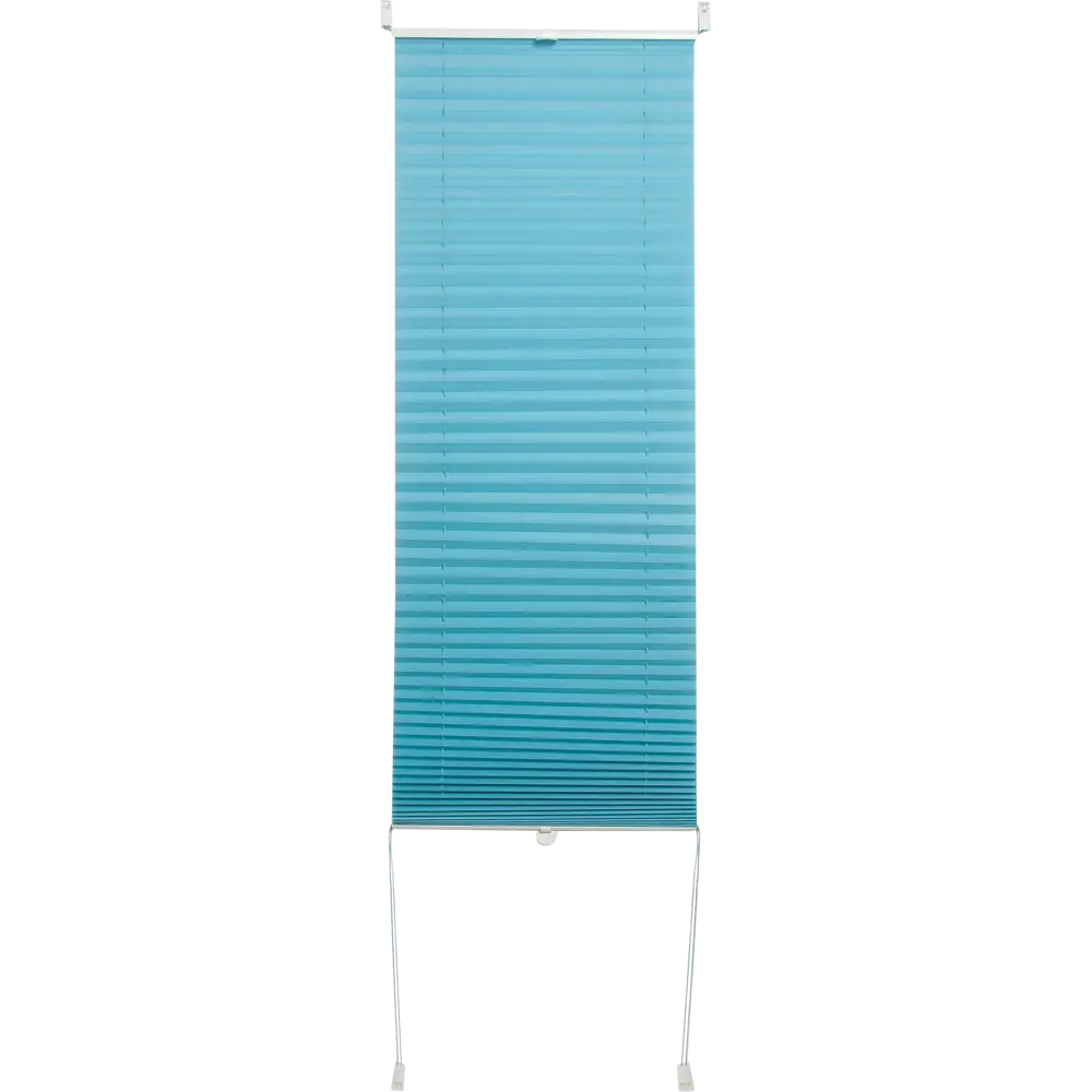 Штора плиссе «Плайн», 55х160 см, текстиль, цвет бирюзовый Santreyd STLM-2186555 - Вид №1