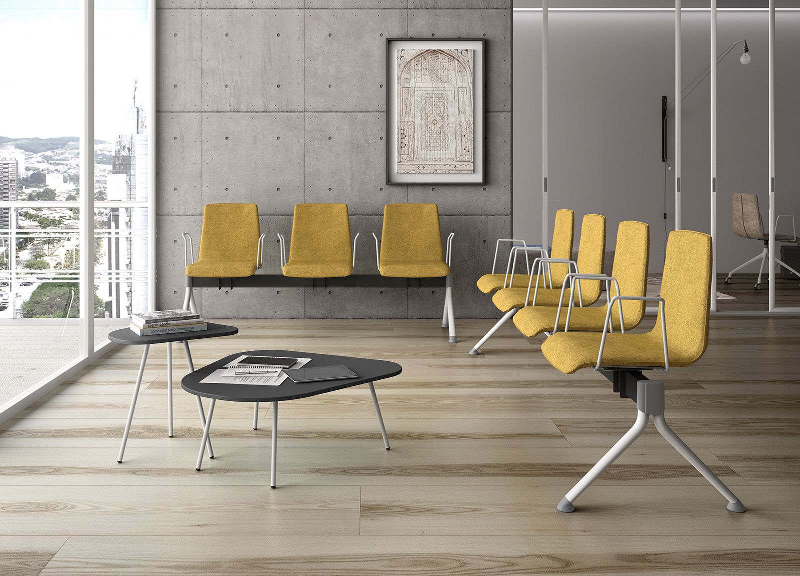 Сидение на стальном стержне с подлокотниками Leyform Zerosedici ARCH-00027545 - Вид №3