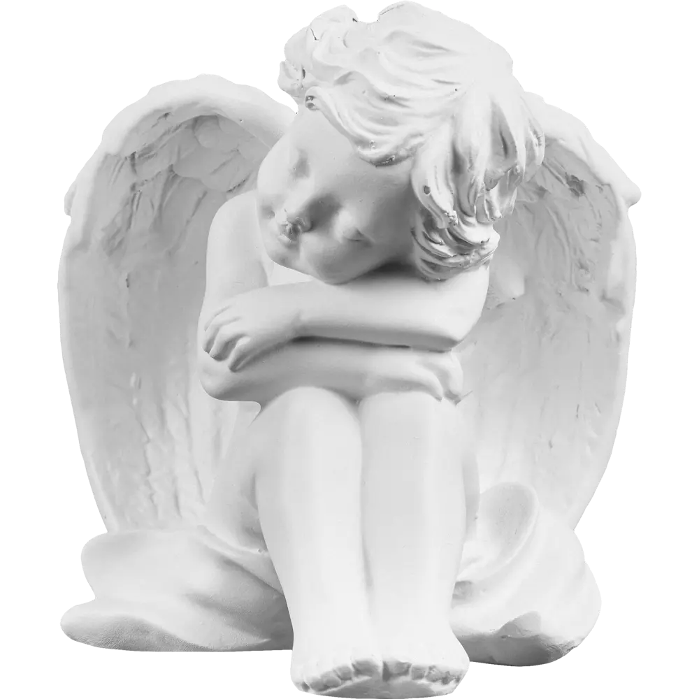 Статуэтка Ангел белый керамика 15.5x15x15.5 см микс Atmosphera STLM-2003156 - Вид №1