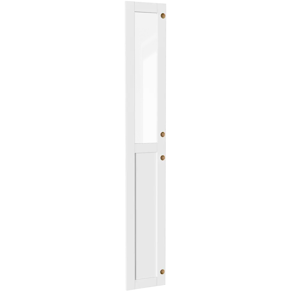 Дверь для шкафа Буккер левая 1 стекло 29.7x193.8x1.6 см ДСП цвет белый Santreyd STLM-2172167 - Вид №4