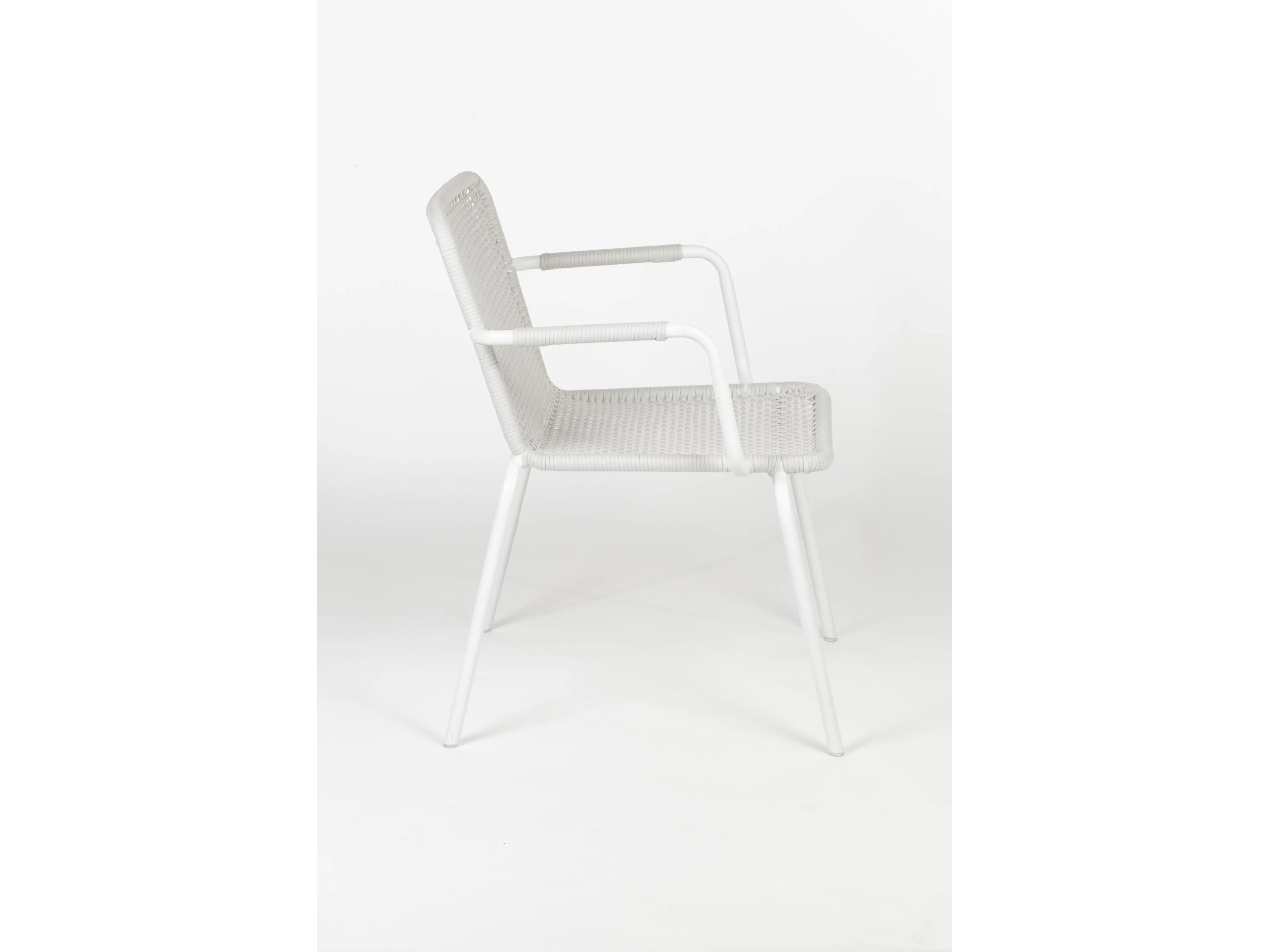 Плетеный алюминиевый сад штабелируемый подлокотник стул Nodo Italia Via ARCH-00070519 - Вид №8