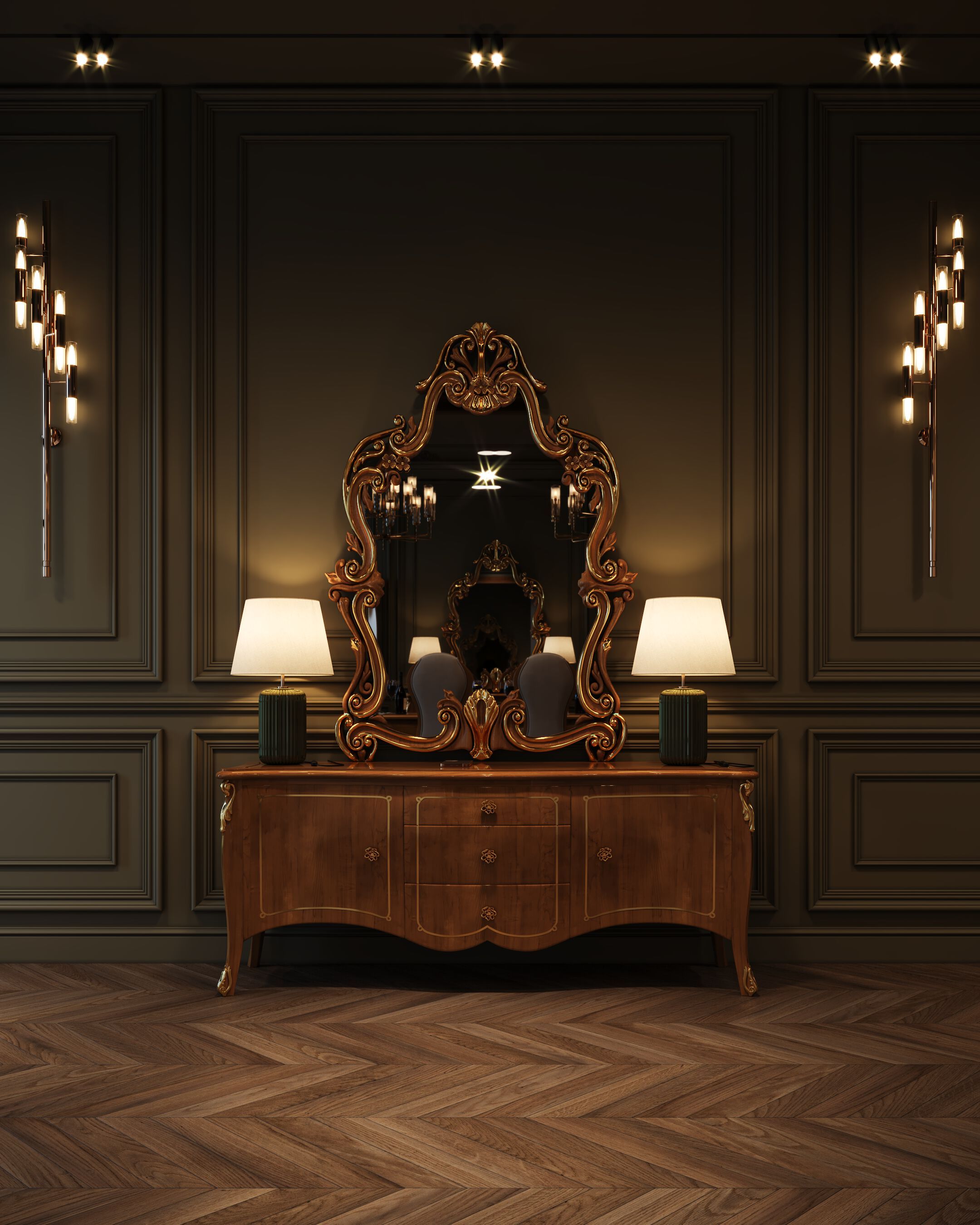 Деревянный шкаф с ящиками CASA +39 очарование ARCH-00104334 - Вид №1