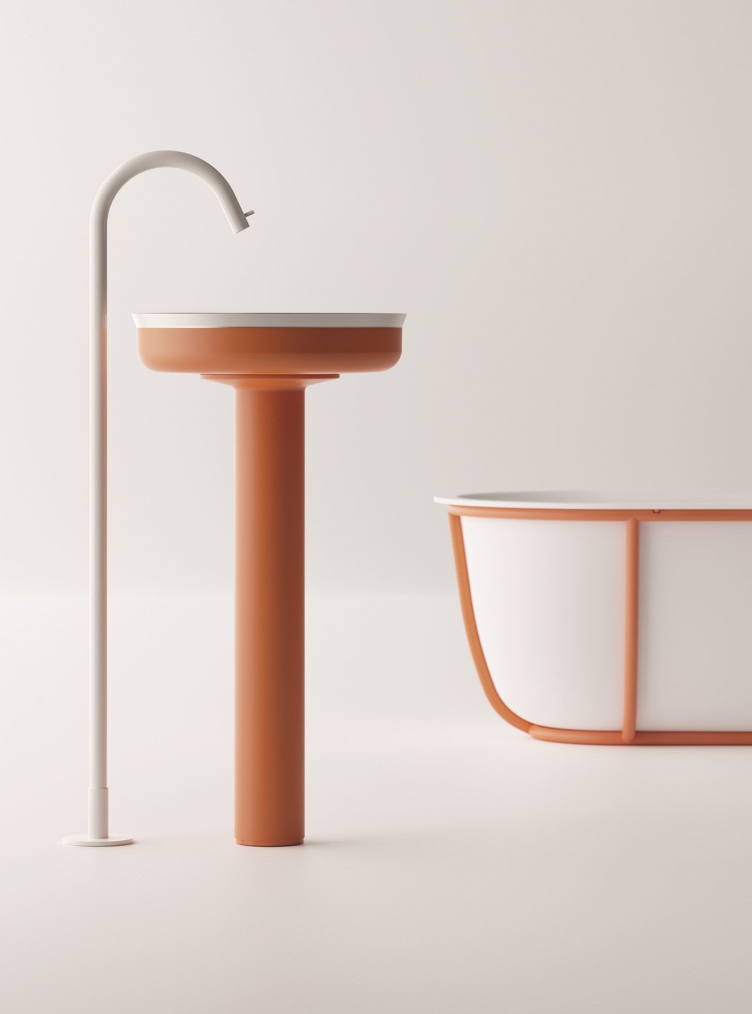 Круглая отдельно стоящая раковина из нержавеющей стали Agape одиннадцать ARCH-00016126 - Вид №2