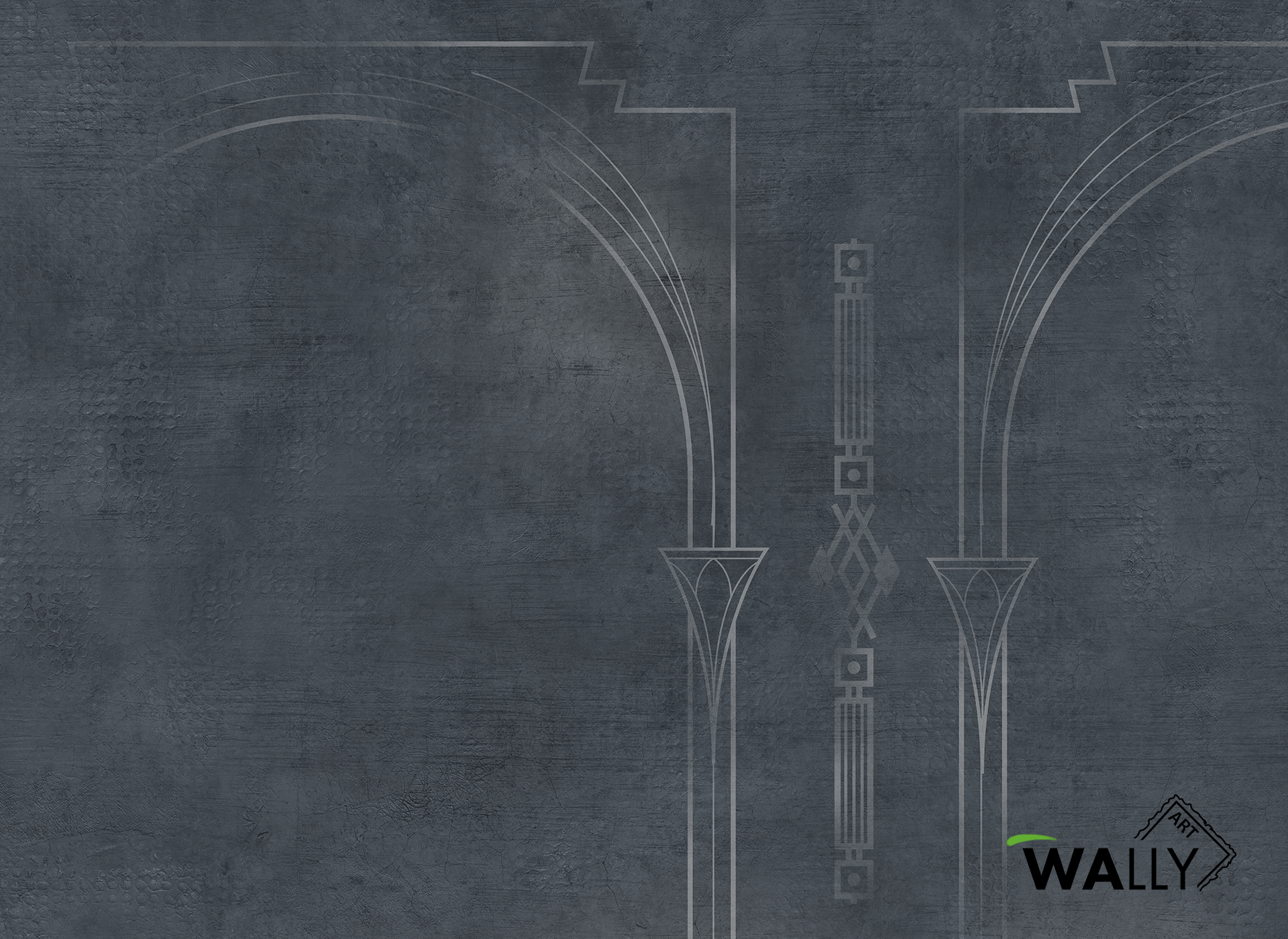 Моющиеся огнестойкие обои trompe l'oeil из нетканого материала WALLYART коллекция ARCH-00072458 - Вид №2