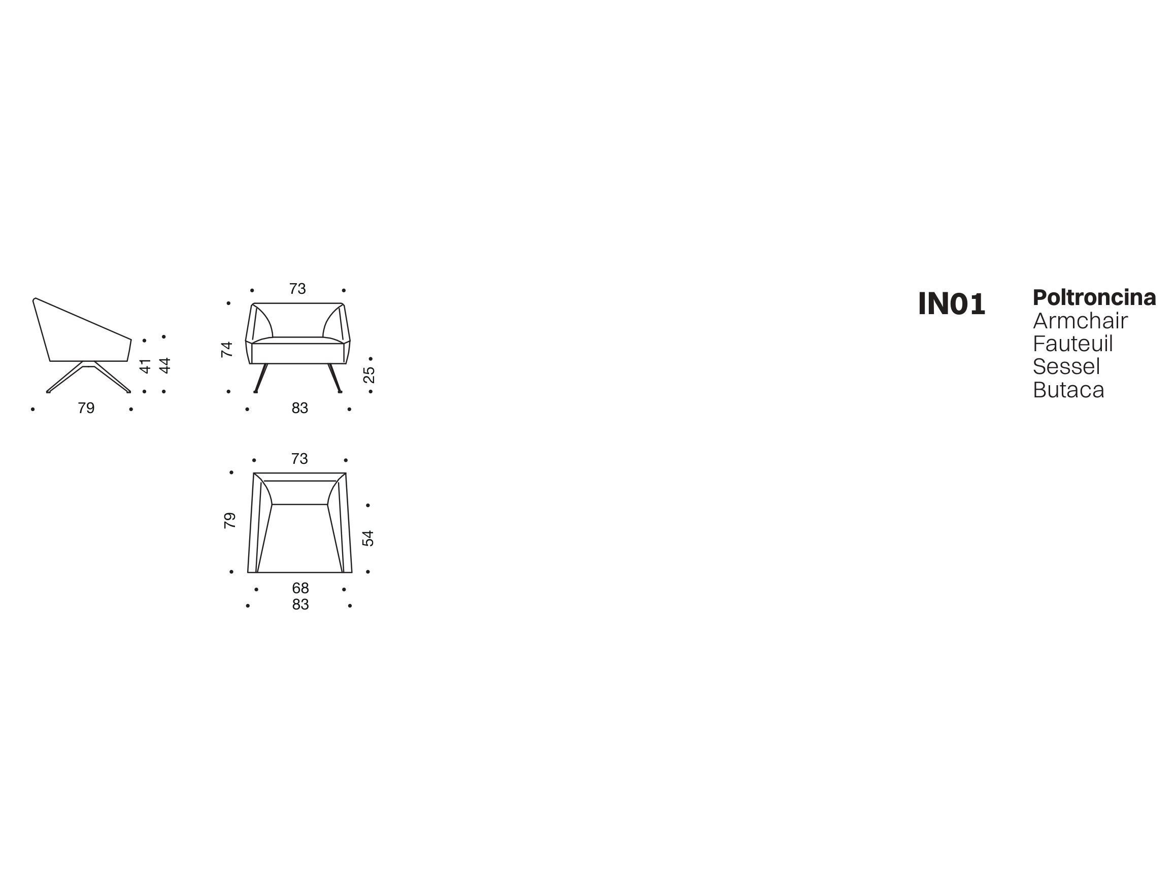 Кресло с подлокотниками VALENTINI MARILIN ARCH-00042907 - Вид №4