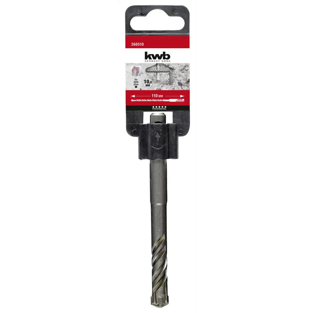 Бур по бетону SDS-plus KWB 260510 10x110 мм STLM-2138811 - Вид №1