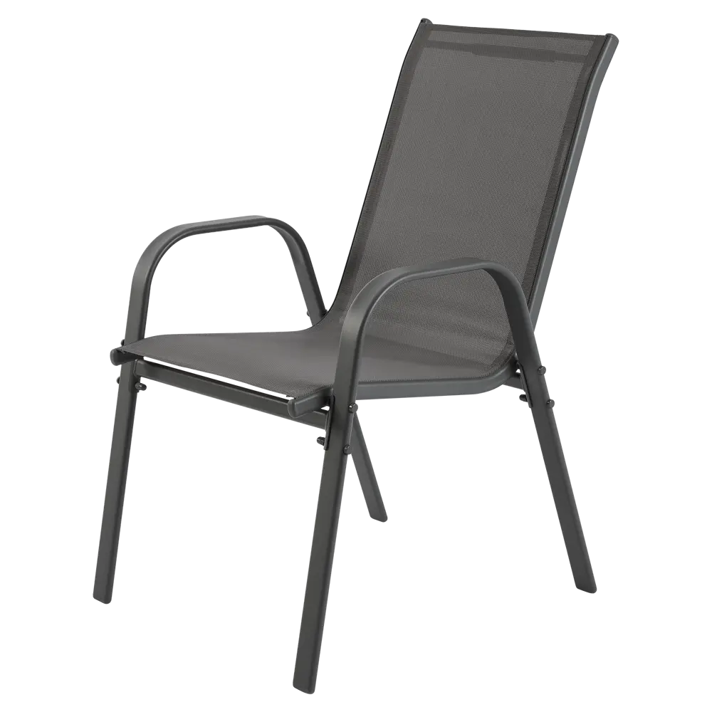 Комплект стульев садовых BEGINIA Alma 70x54x91.5 см сталь серый 2шт STLM-2092841 - Вид №8