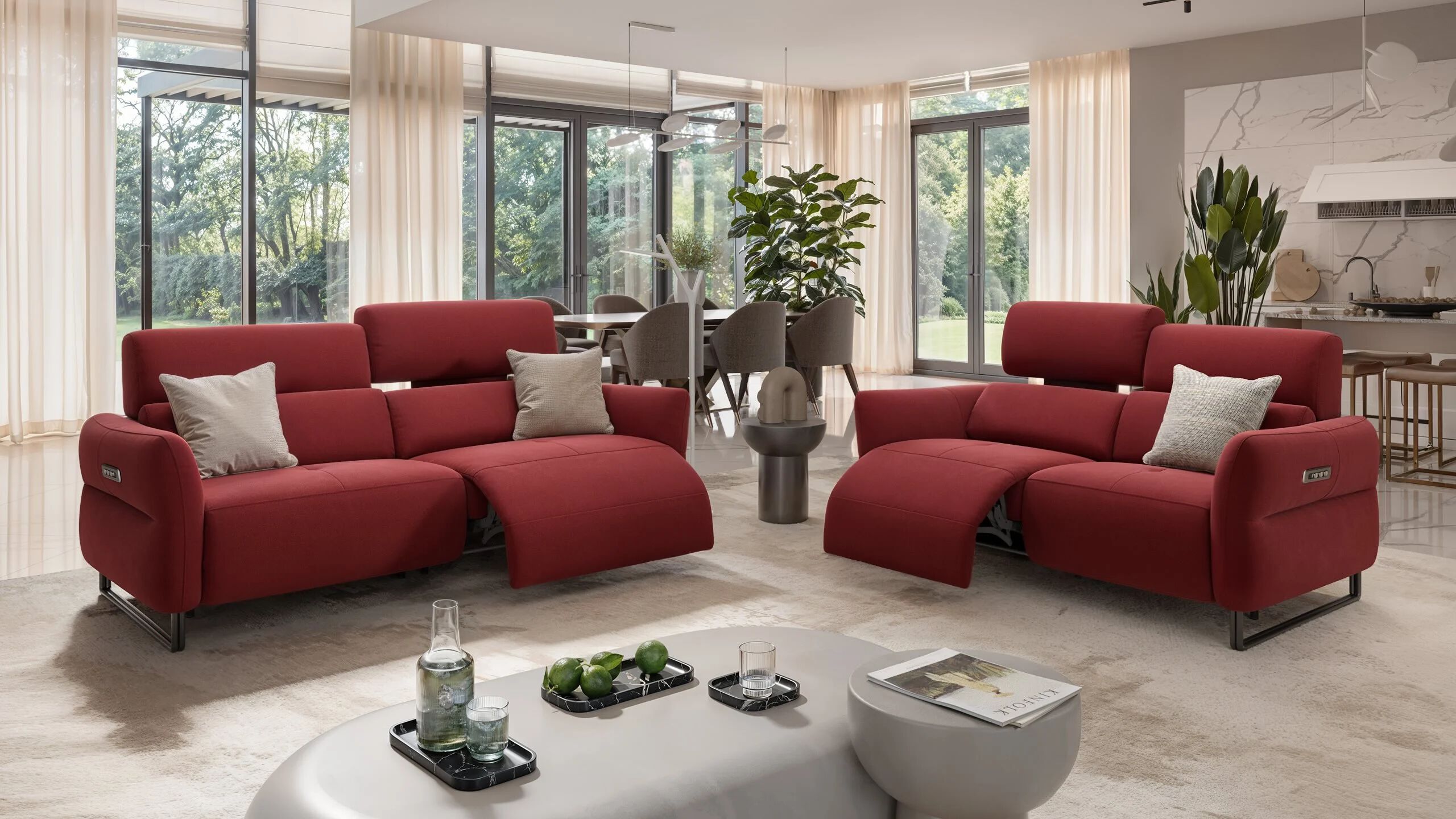 3-местный тканевый диван Sofanella Luna ARCH-00124686 - Вид №3